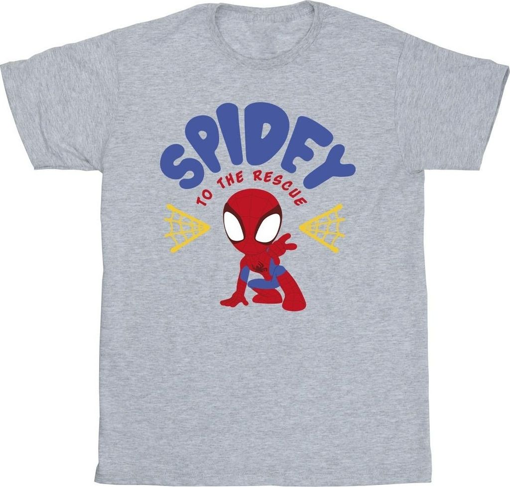 Marvel - "Spidey And His Amazing Friends Rescue" T-Shirt für Jungen BI48402 (116) (Grau)