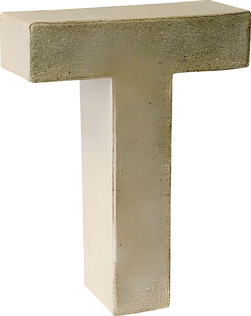 KNORR PRANDELL Papp-Buchstabe 3D T 175 x 14 x 55 cm Pappe Produktbild 
