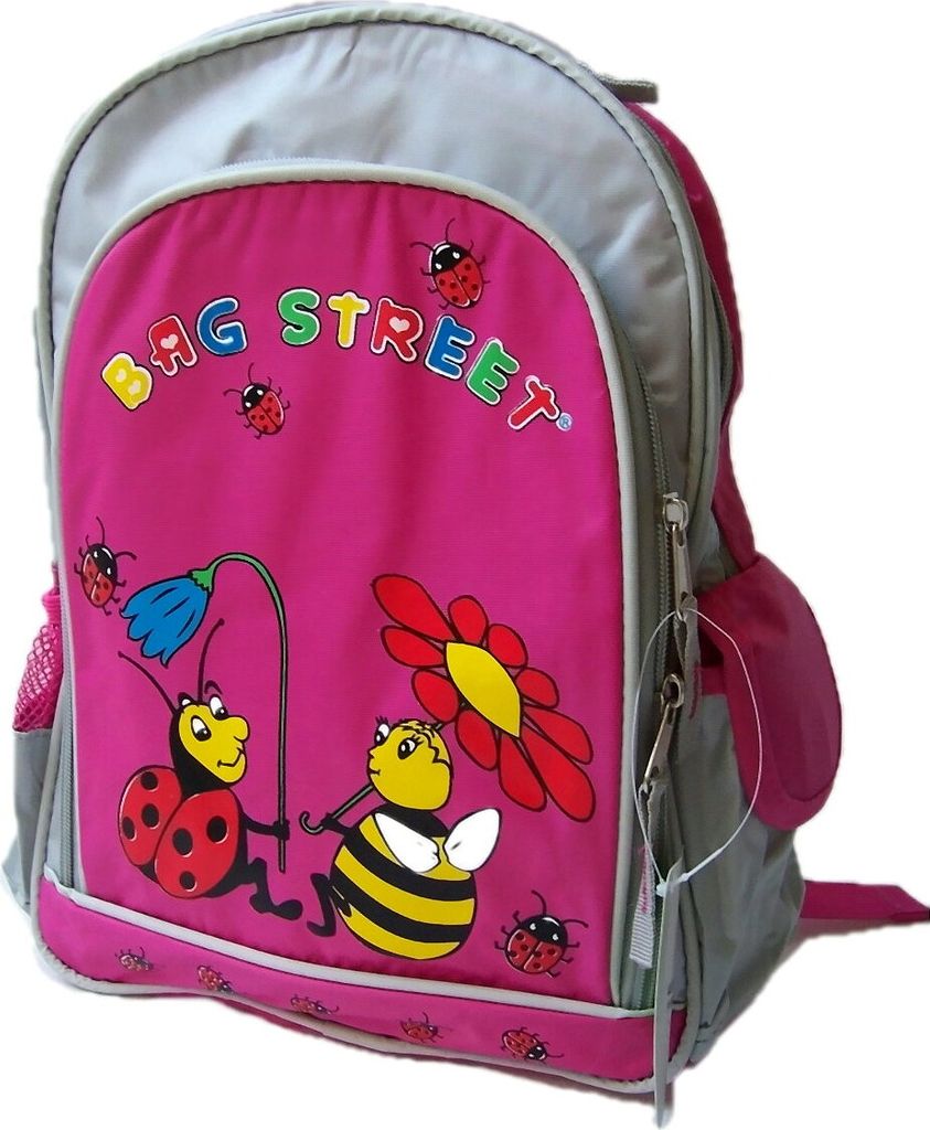 Rucksack Kinder Freizeit Kindergarten Mädchen Pink Grau Kids Ru8032