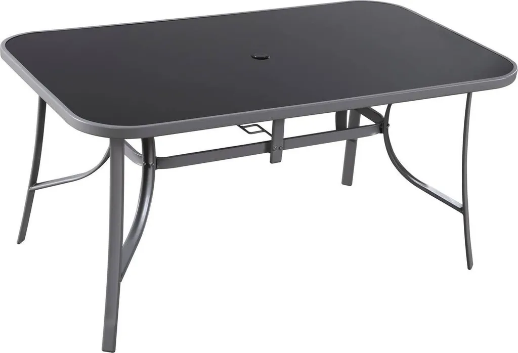 Table de jardin Cordoba 6 places Argenté - Aluminium XL pour Terrasse