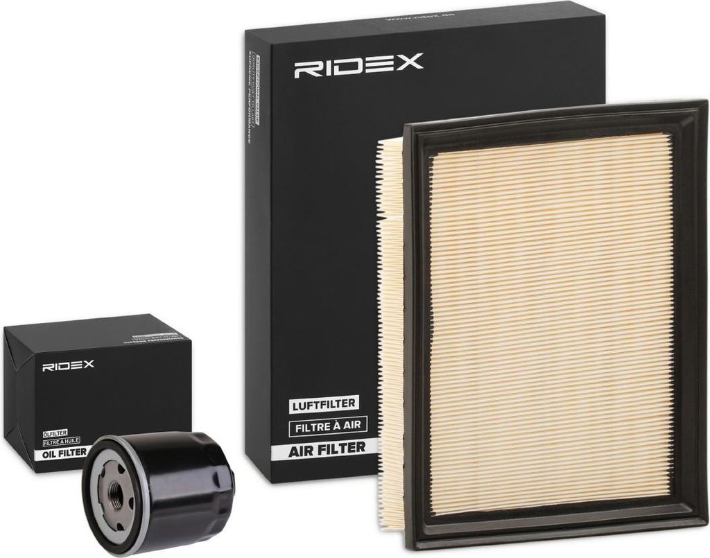 RIDEX Filterset Inspektionspaket Filtersatz für VW Golf VII Variant (BA5, BV5) GOLF III (1H1) GOLF III Variant (1H5) CADDY ALLTRACK Kombi (SAB) Vento