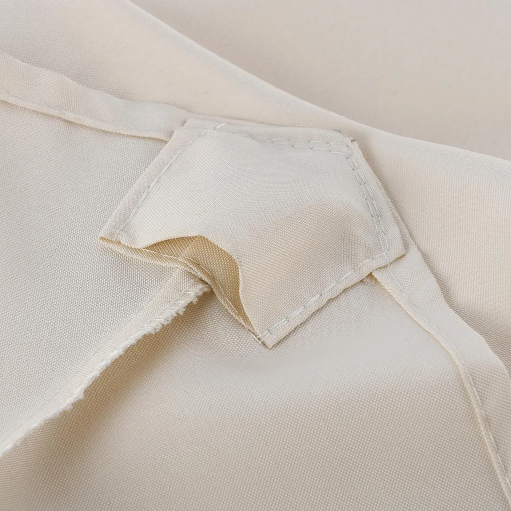 Toile de remplacement pour parasol d'extérieur robuste et déperlante