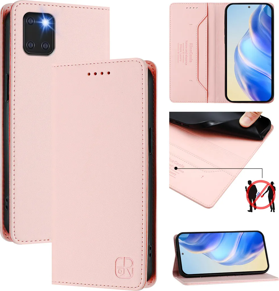 Must-Have: Cover Samsung Note 10 Lite Rosa con Portafoglio e Stand