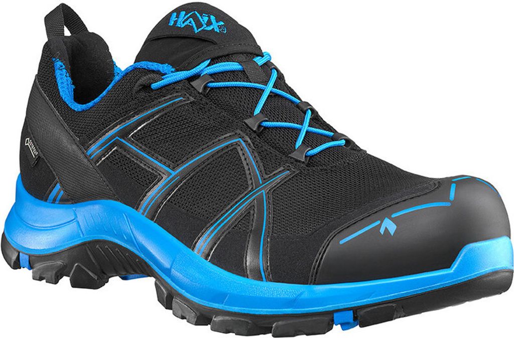 HAIX Sicherheitshalbschuh Black Eagle Safety 40.1 low 610001 S3 ESD SRC DGUV Gr. 51 schwarz/blau