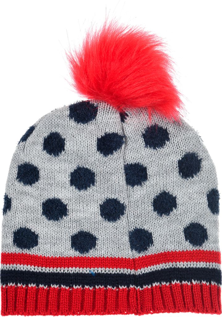 Minnie Mouse Kinder Winter Set 2 tlg. Mütze & Handschuhe Mädchen, Farbe:Grau, Größe:54