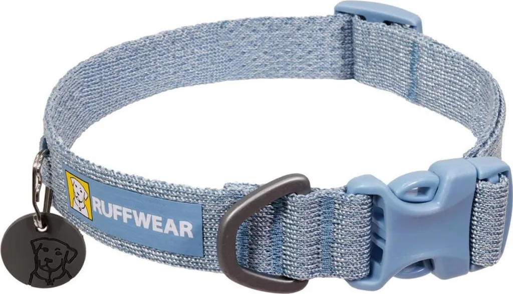 Collier Chien Réglable Ruffwear Front Range Flex Confort Bleu Polaire