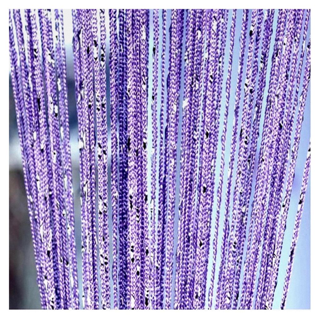 Vorhang mit Fransen, 100 x 200 cm, violett