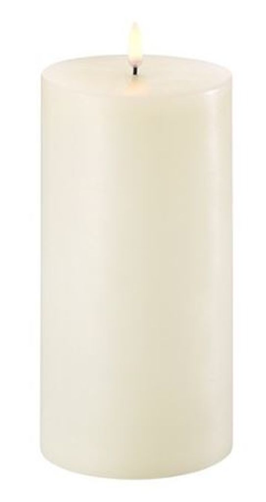 UYUNI Lighting LED Kerze PILLAR 10,1 x 20 cm ivory Produktbild 
