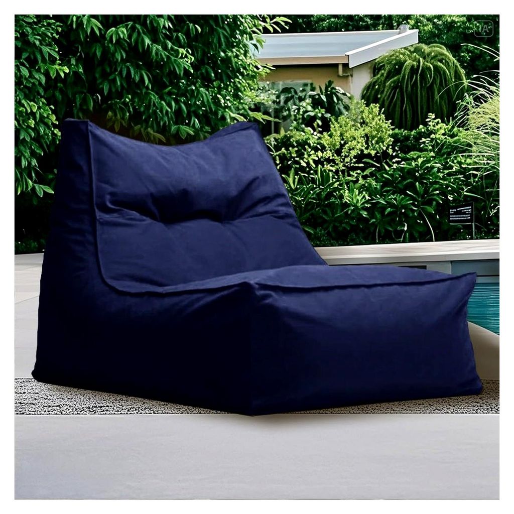 Wetterfester Sitzsackbezug (ohne Füllung), Oxford-Sitzsack-Abdeckung für den Außenbereich, für Garten, Strand, schwimmender Sitzsack-Pouf-Sesse...
