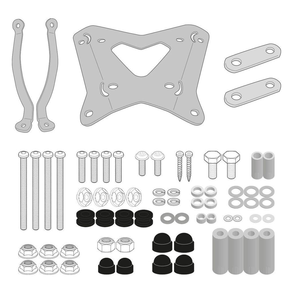 Kit Attacchi per Parabrezza GIVI 9541A Immagine del prodotto 