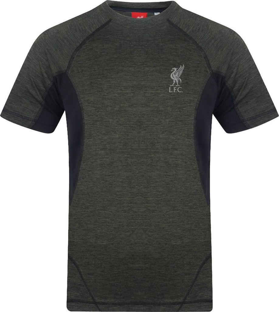 Liverpool FC - T-Shirt für Jungen, Polyester GF443 (110) (Grün meliert)