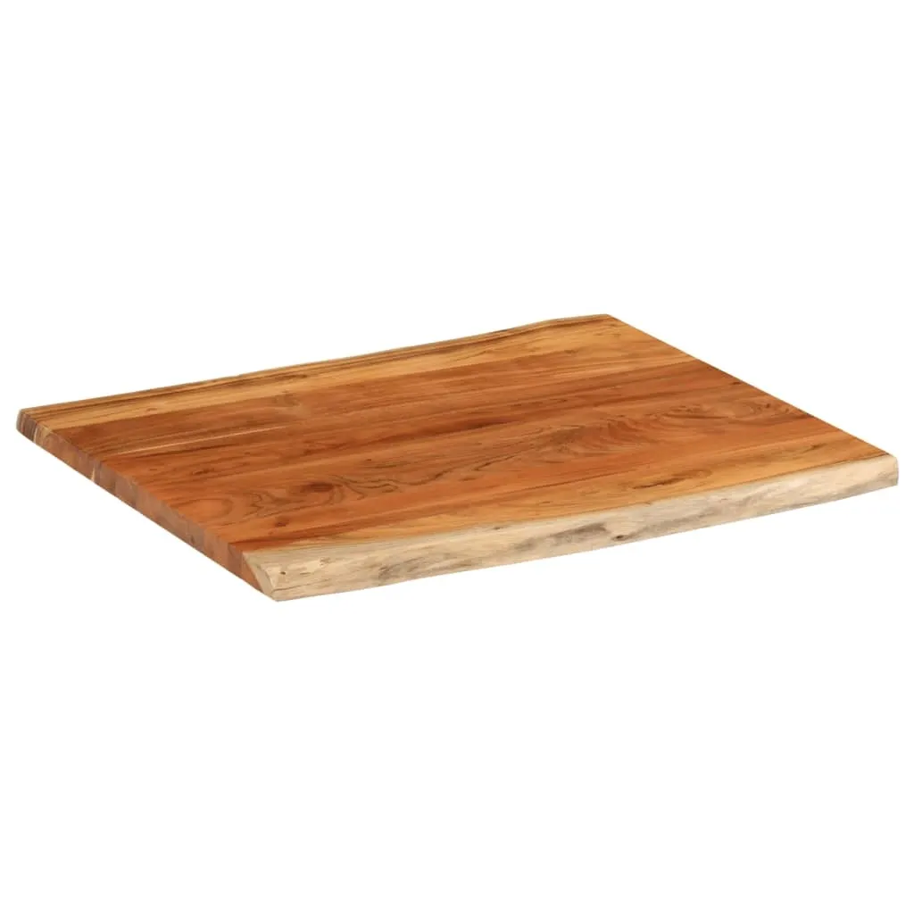 Piano Tavolo Rettangolare Acacia 90x80 - Top di Gamma Bordi Vivi
