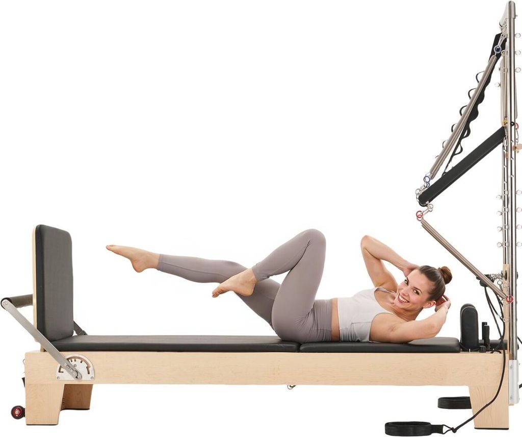 Pilates Reformer Holz-Pilatesgerät Heimfitnessgerät