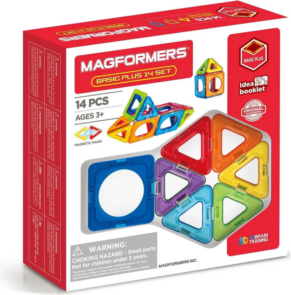 Magformers Basic Plus 14 : le kit magnétique contre l'ennui créatif