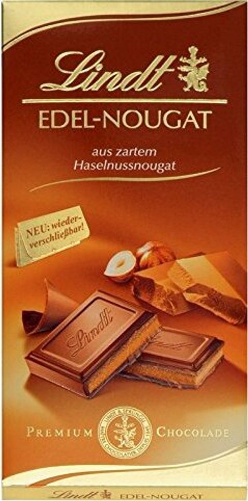 Lindt - PREMIUM - Edel-Nougat Tafel 100g Produktbild 