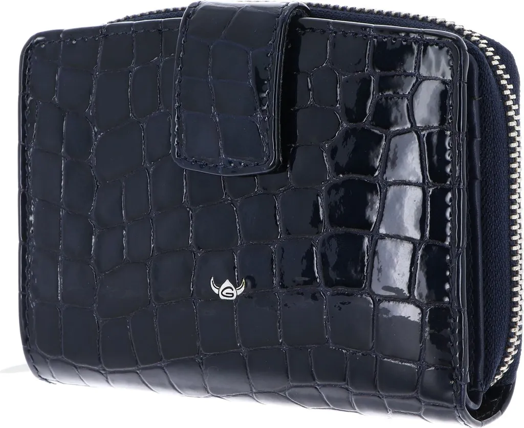 Golden Head Cayenne Portafoglio RFID Protect in Pelle Nightblue Blu Scuro