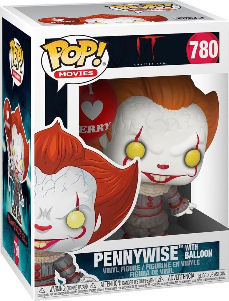 ES IT Chapter Two - Pennywise With Balloon 780 - Funko Pop! - Vinyl Figur