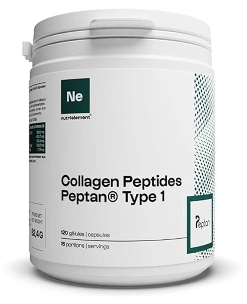 Complément Alimentaire Collagène Type 1 en 120 Caps pour Élasticité Peau