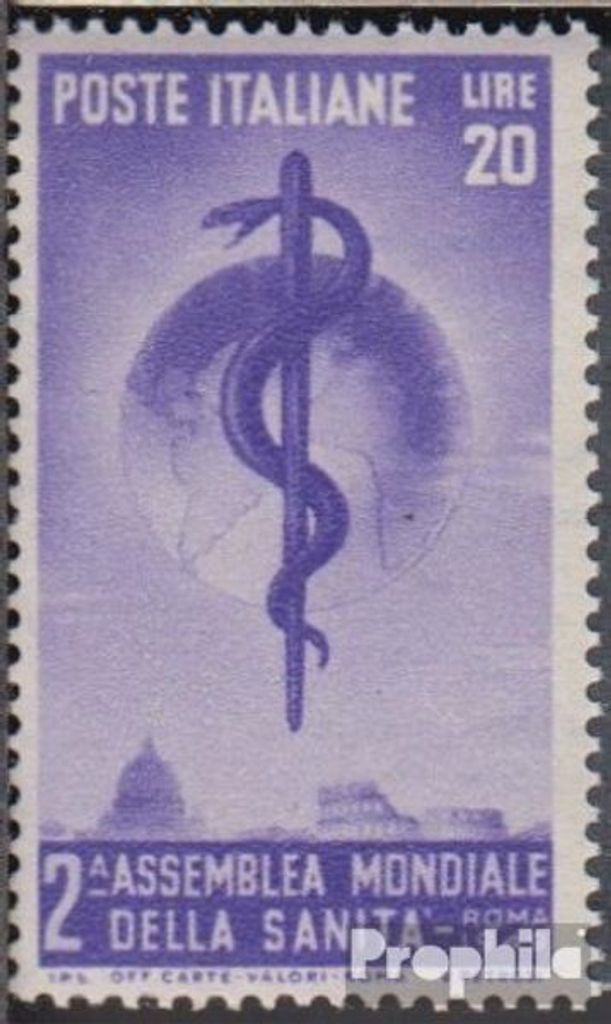 Briefmarken Italien 1949 Mi 780 (kompl.Ausg.) postfrisch Weltgesundheitskongress