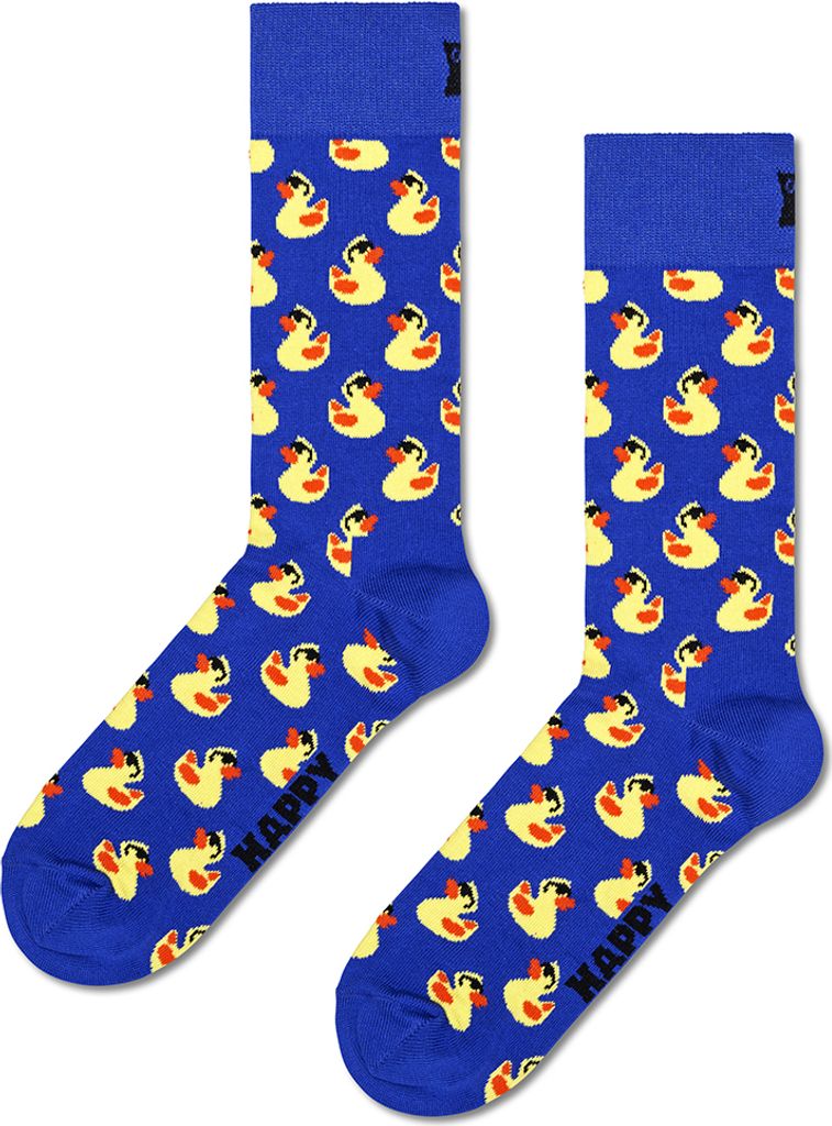 Happy Socks Rubber Duck Crew-socken Blau EU 36-40 Mann Blau EU 36-40