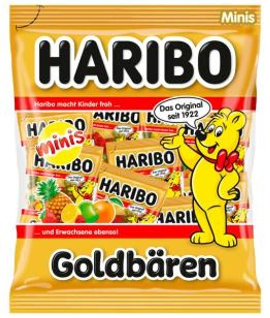 HARIBO 10002077 HARIBO Goldbären Minis Fruchtgummi 250,0 g Immagine del prodotto 