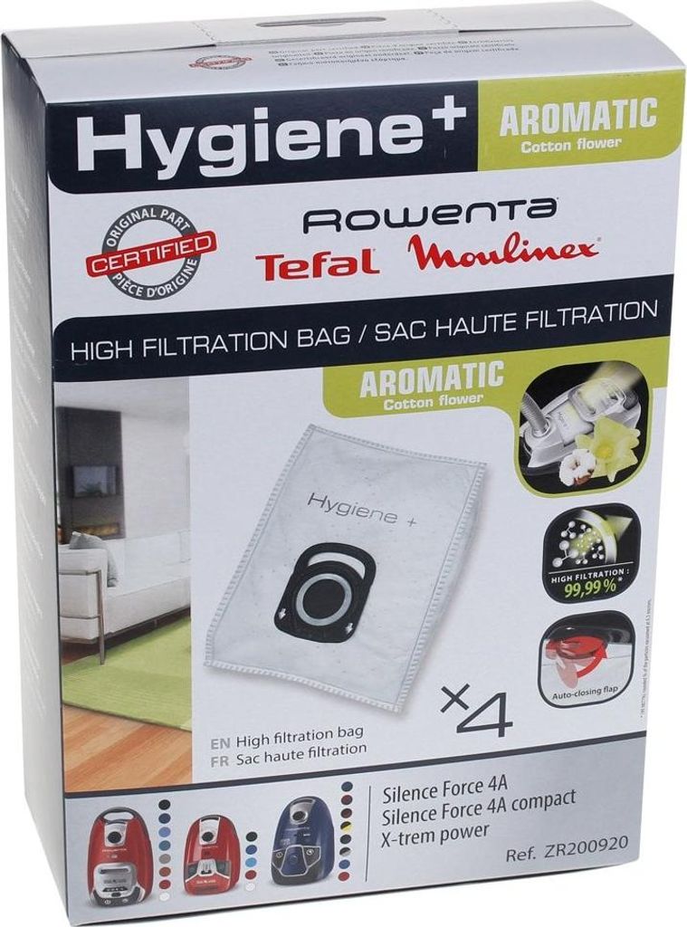 Rowenta ZR200920 4xsacs pour aspirateur (voir description) Image du produit 