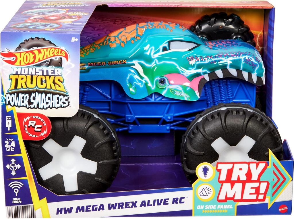 Mattel Hot Wheels Monster Trucks R/C 1:15 Mega Wrex Obrázok produktu 
