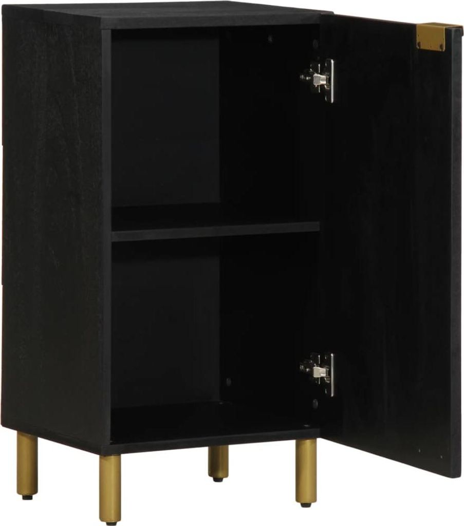 vidaXL Sideboard Schwarz 40x33x75 cm Holzwerkstoff