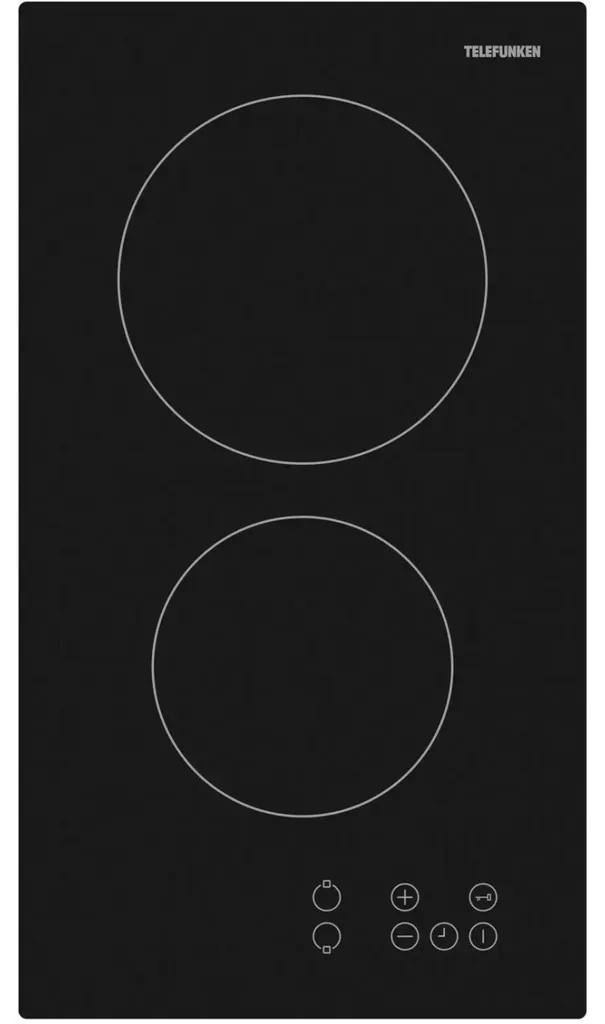 Table de Cuisson Induction 2 Feux 30cm Telefunken Noir Sensitive Timer