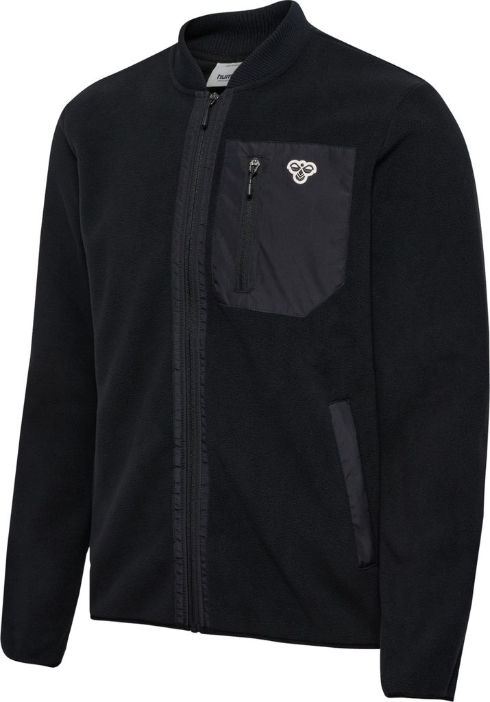 hummel hmlFLEECE ZIP JACKET BEE BLACK BLACK M