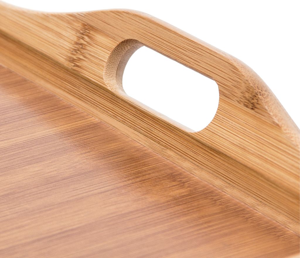 relaxdays Betttablett Bambus lackiert klappbar Produktbild 7