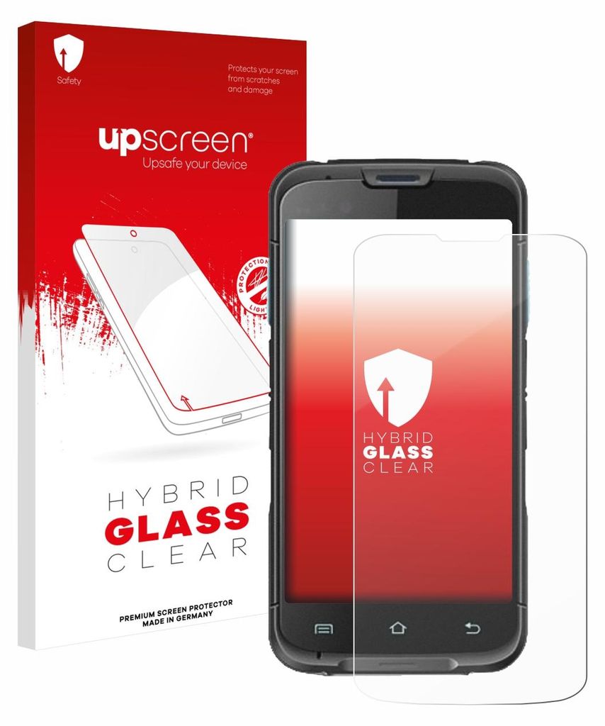 upscreen Schutzglas für Unitech EA602 Schutzfolie Panzer Folie Glas Display Schutz klar