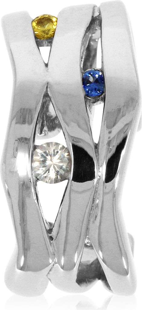 PNC21390001 Anhänger mit Multicolor Saphire ca. 0,13 ct. XEN