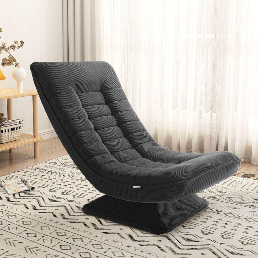 Lehátko Juskys Corsica - manšestrový poťah, ergonomické, Obrázok produktu 