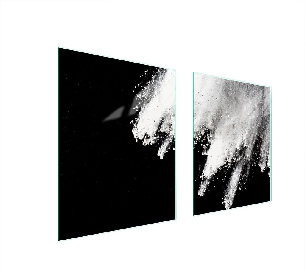 Glasschutzplatte Für Herd 85X52 Explosion