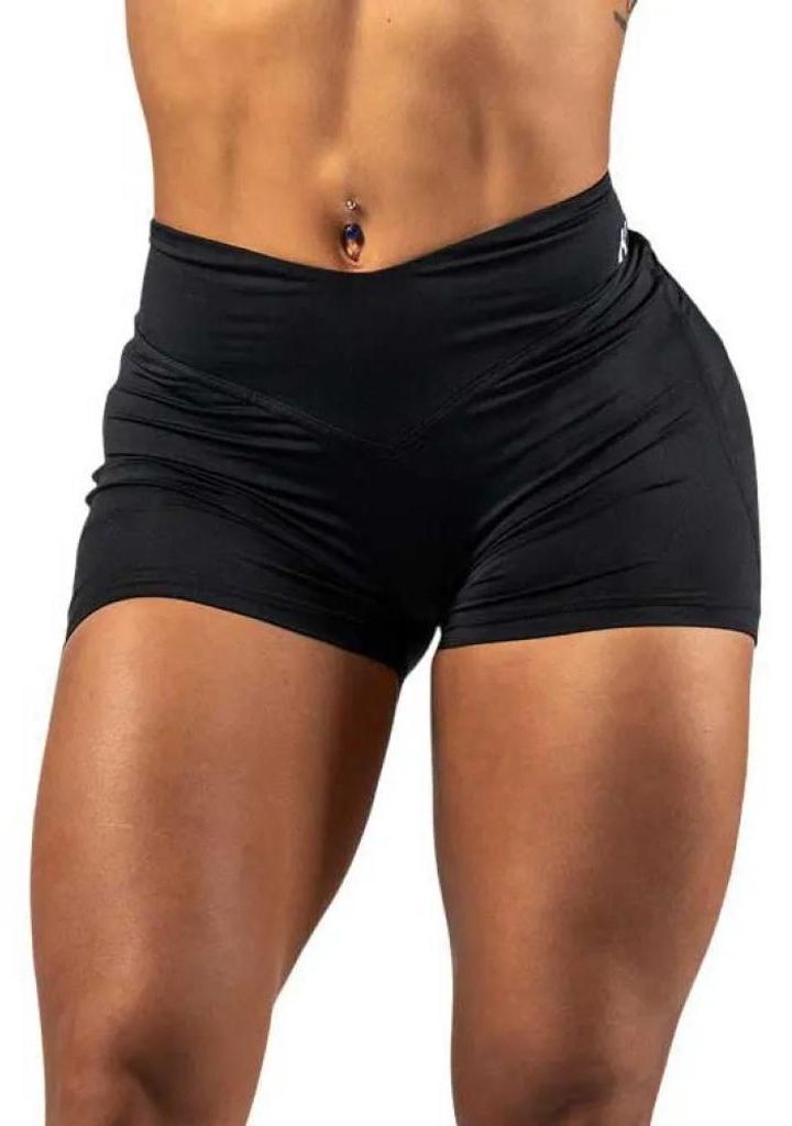 Nebbia V-shaping Belt Strong Beauty 428 Kurze Leggings Schwarz L Frau Schwarz L