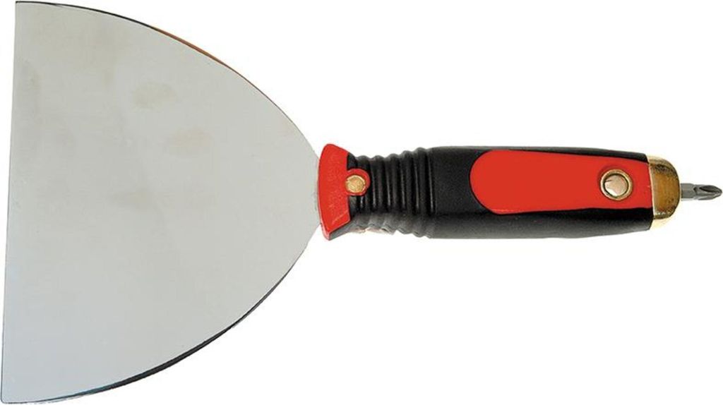 Schraubgriffspachtel B.150mm Magnet-Bit-Halter PH2 2-K-Griff rostfr.
