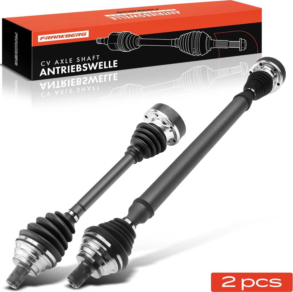Frankberg 2x Antriebswelle Vorne Links Rechts für VW Golf V Audi A3 8P1 Seat Altea 5P1 Leon Skoda
