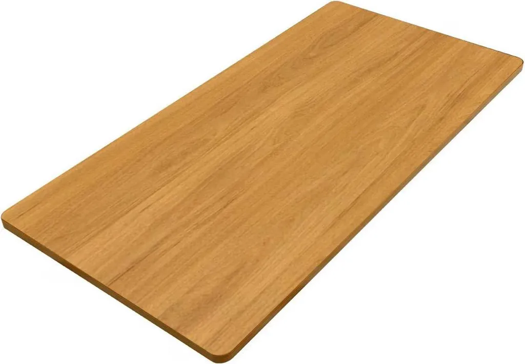 Plateau rectangulaire TB-R1206M-EUC Érable 120x60 cm pour bureau