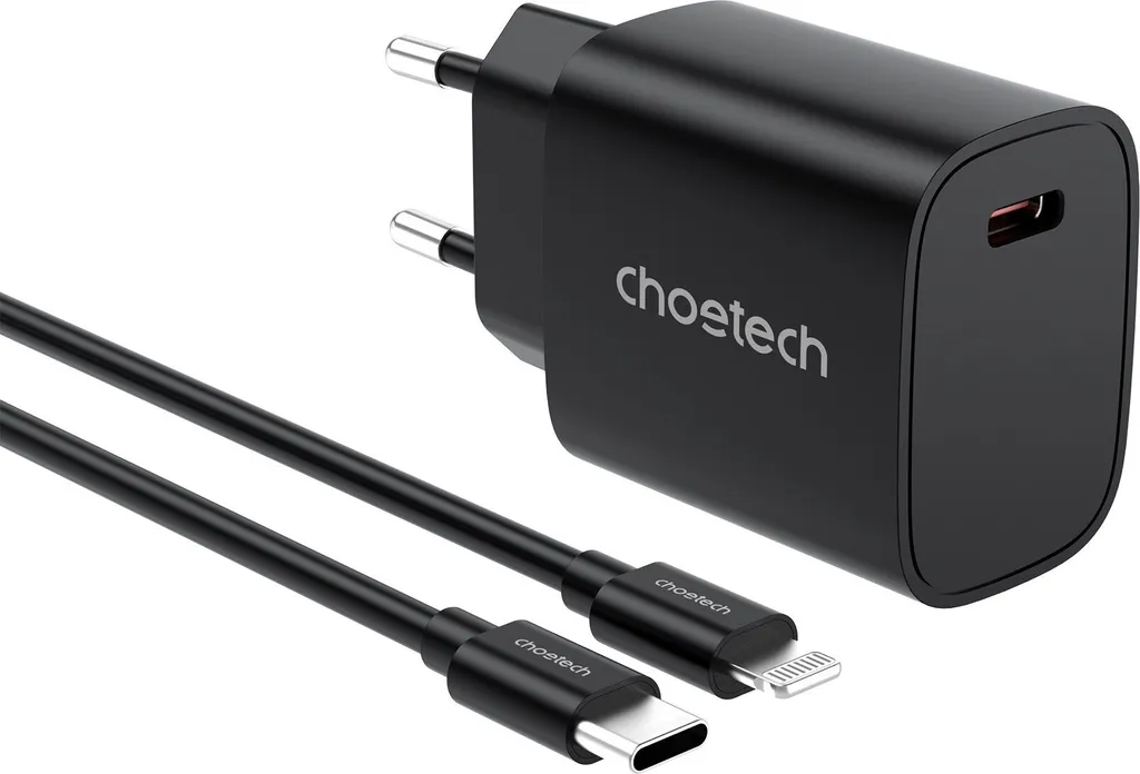 Pack de Charge Rapide pour iPhone avec Prise USB-C 20W et Câble MFi