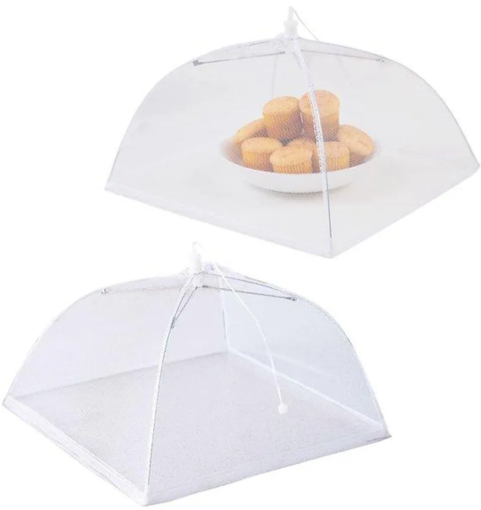 Protection plats extérieur lot de 2 cloches pour barbecue et pique-nique