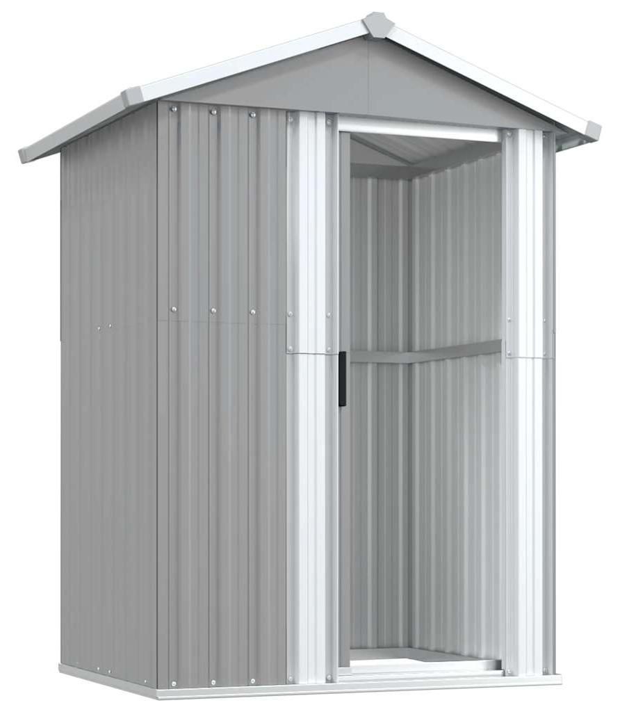 vidaXL Kůlna na nářadí šedá 126x97,5x177 cm Pozinkovaná Obrázek produktu 