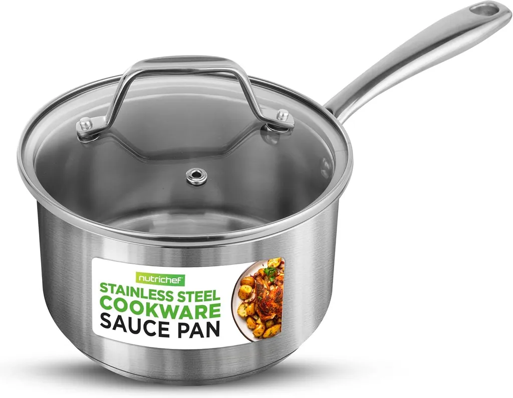 Pentola NutriChef 16cm 2L: Cottura Sana per Tutta la Famiglia