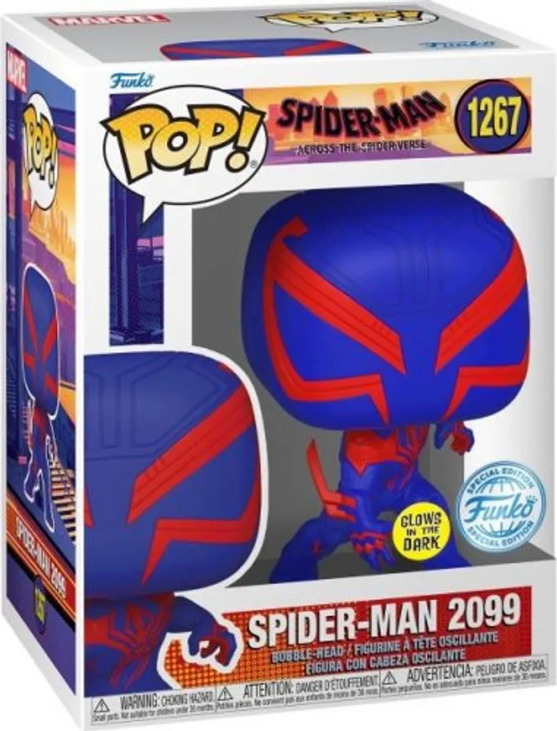 Funko Pop Spider-Man 2099 GITD - Across The Spider-Verse Édition Spéciale