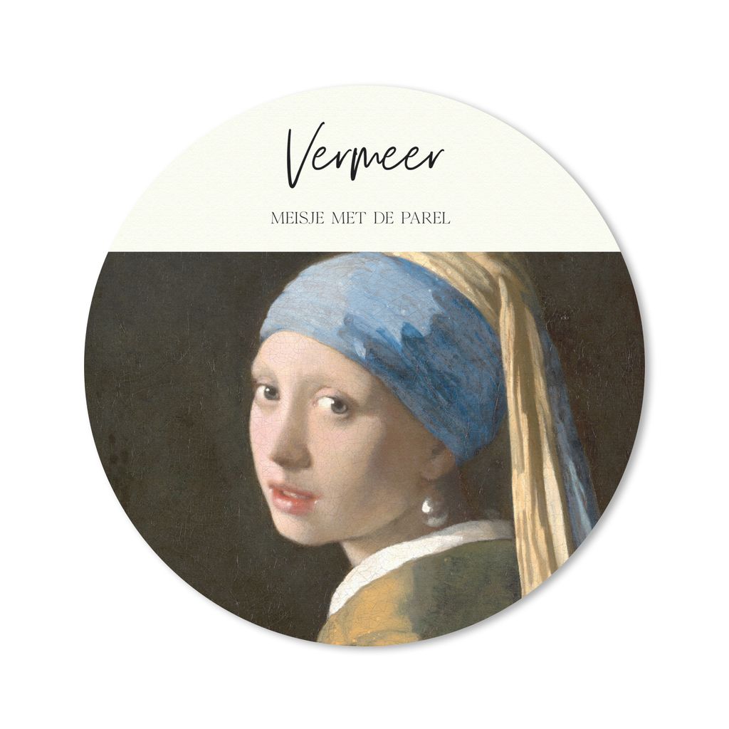 MuchoWow Mauspad Mousepad Das Mädchen mit dem Perlenohrring - Johannes Vermeer - Alte Meister 50x50 cm - Mousepads - Maus Mat - Pad - Mausunterl...