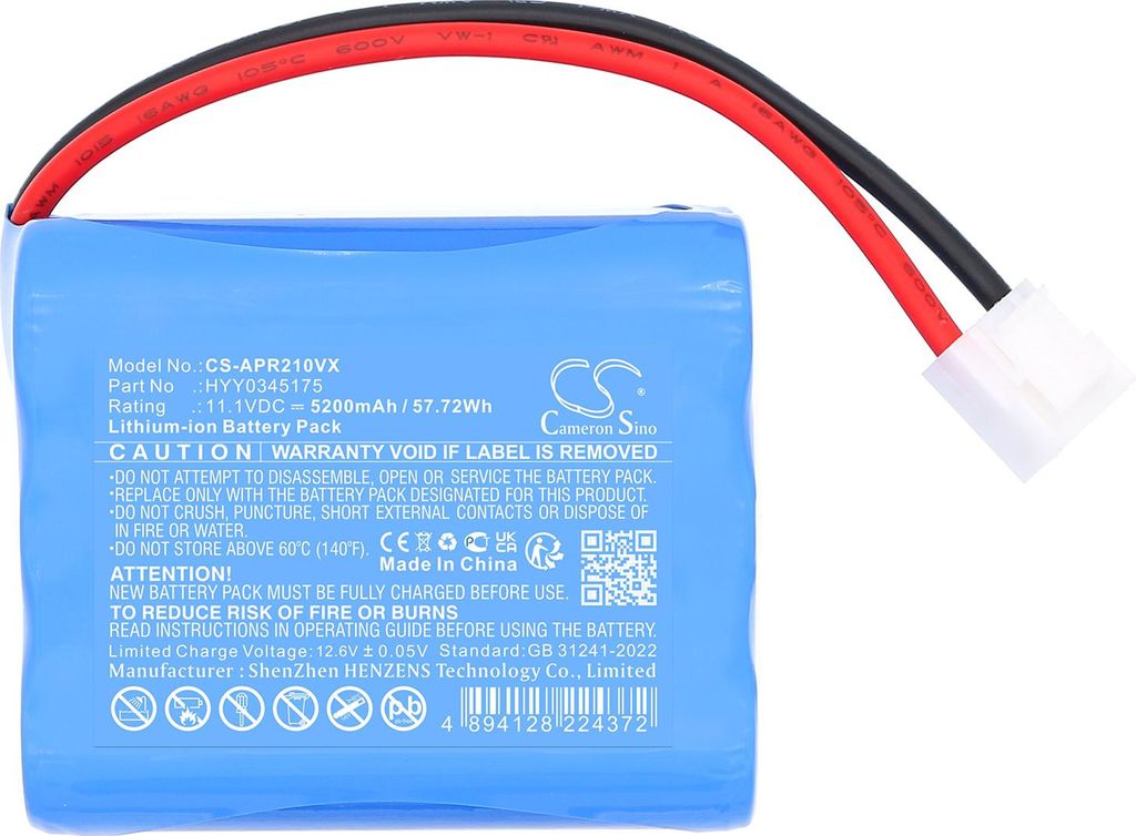 TECHTEK Batteria compatibile con [Aiper] SE Cordless Immagine del prodotto 