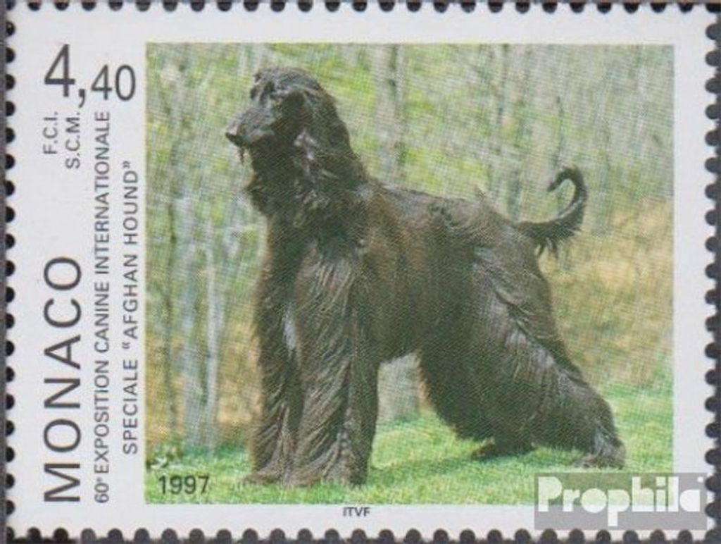 Briefmarken Monaco 1996 Mi 2330 (kompl.Ausg.) postfrisch Hundeausstellung