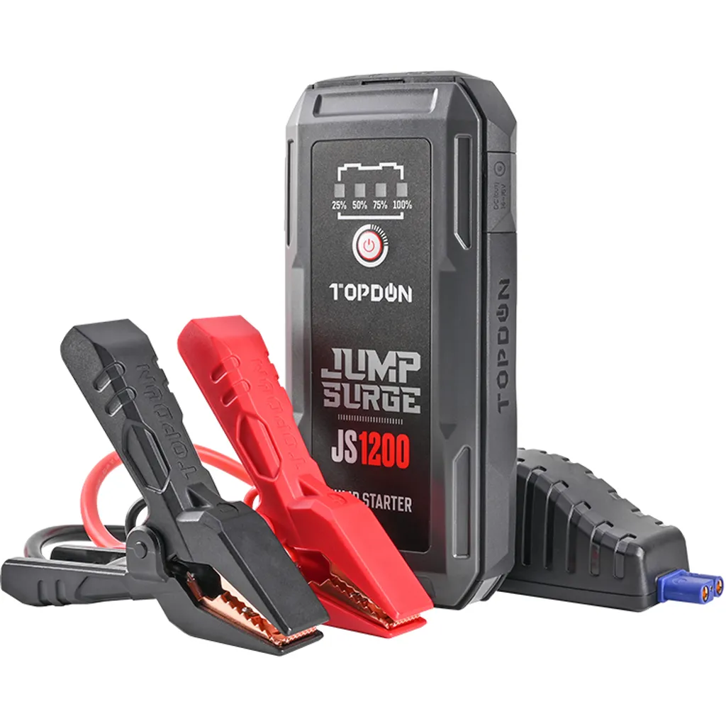 JumpSurge 1200 Démarreur Voiture Intelligent avec Lampe LED et Port USB