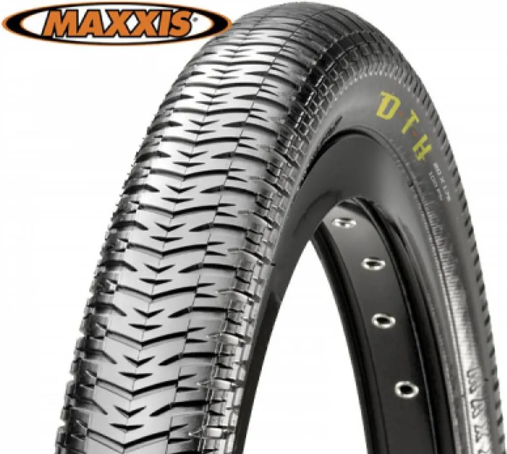 Pneu Maxxis DTH 26x2.15 pliable noir pour vélo de dirt jump et BMX