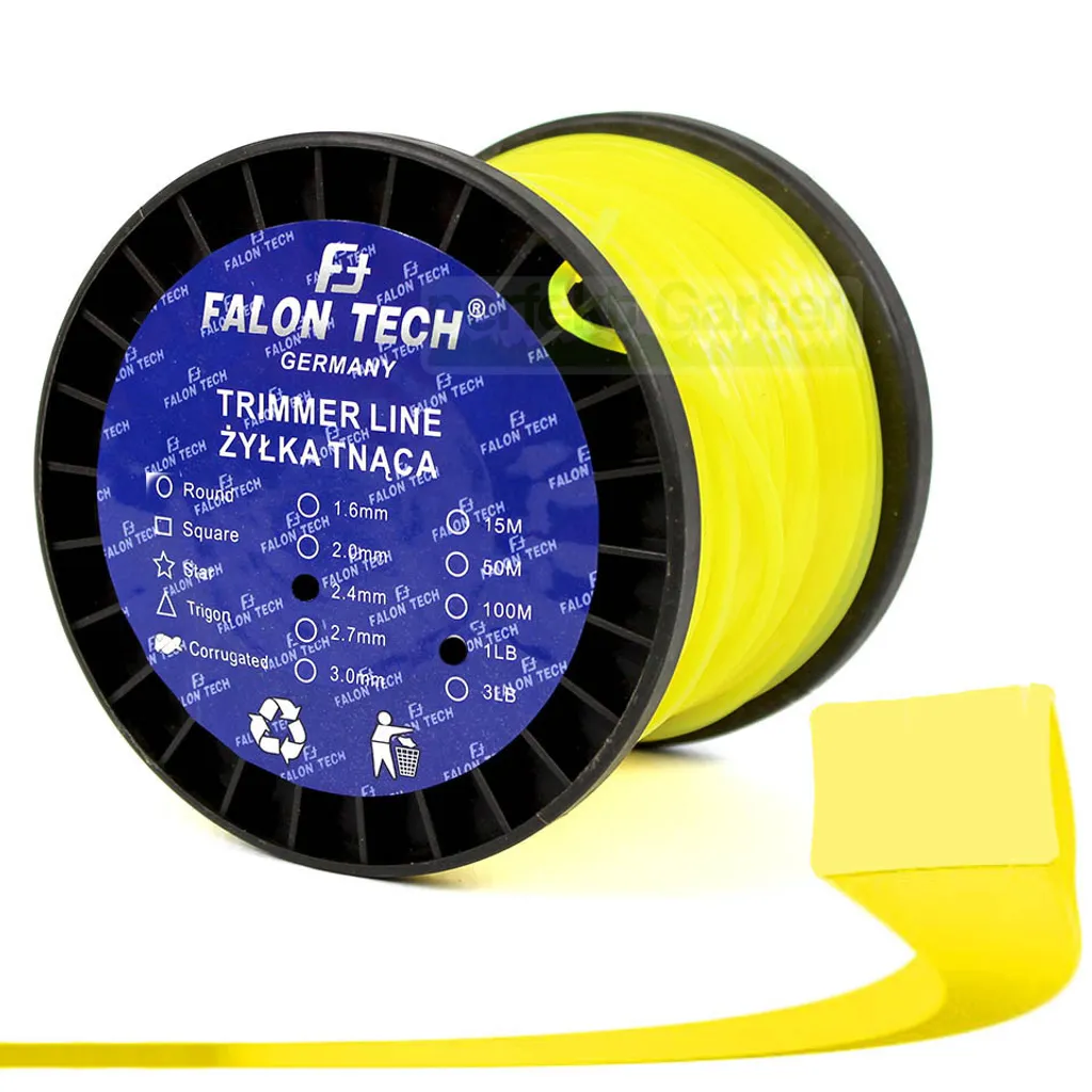 Bobina Filo Quadrato 2,7 mm per Fuxtec Brast | 100m Professional Grade